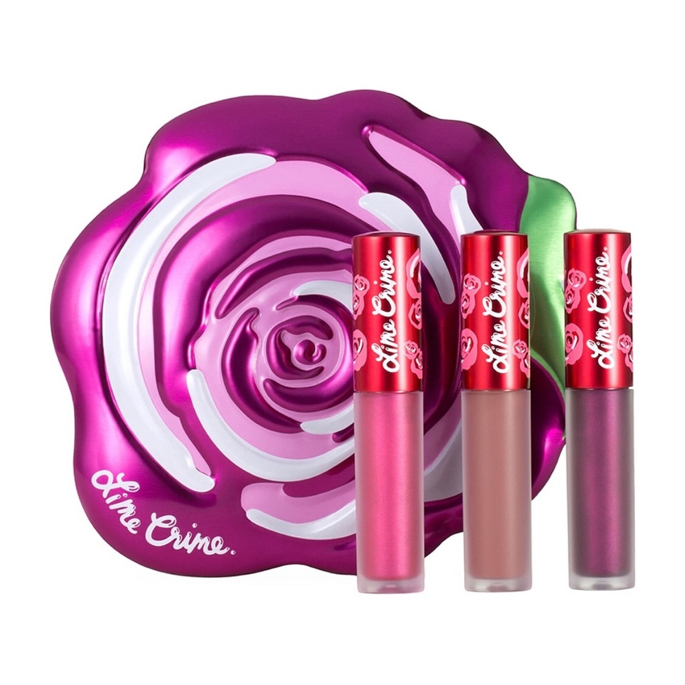 Velve-tins Giftable Set in Fuchsia Rose
